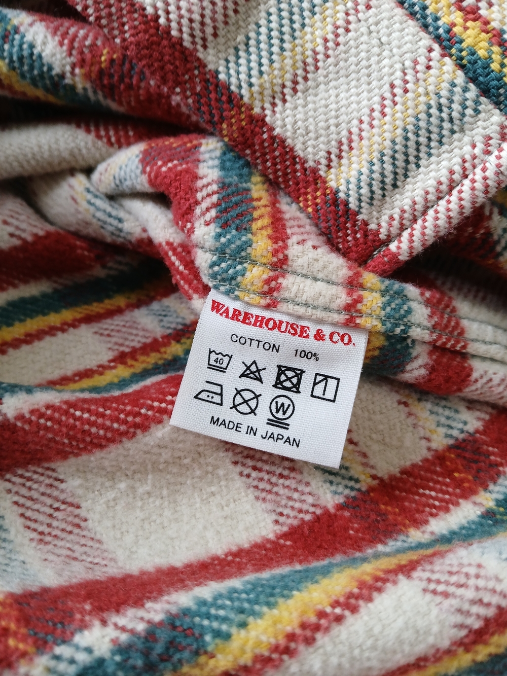 Warehouse & Co 3104 Plaid Flannel Shirt - Red/Yellow - Picture 5 of 12